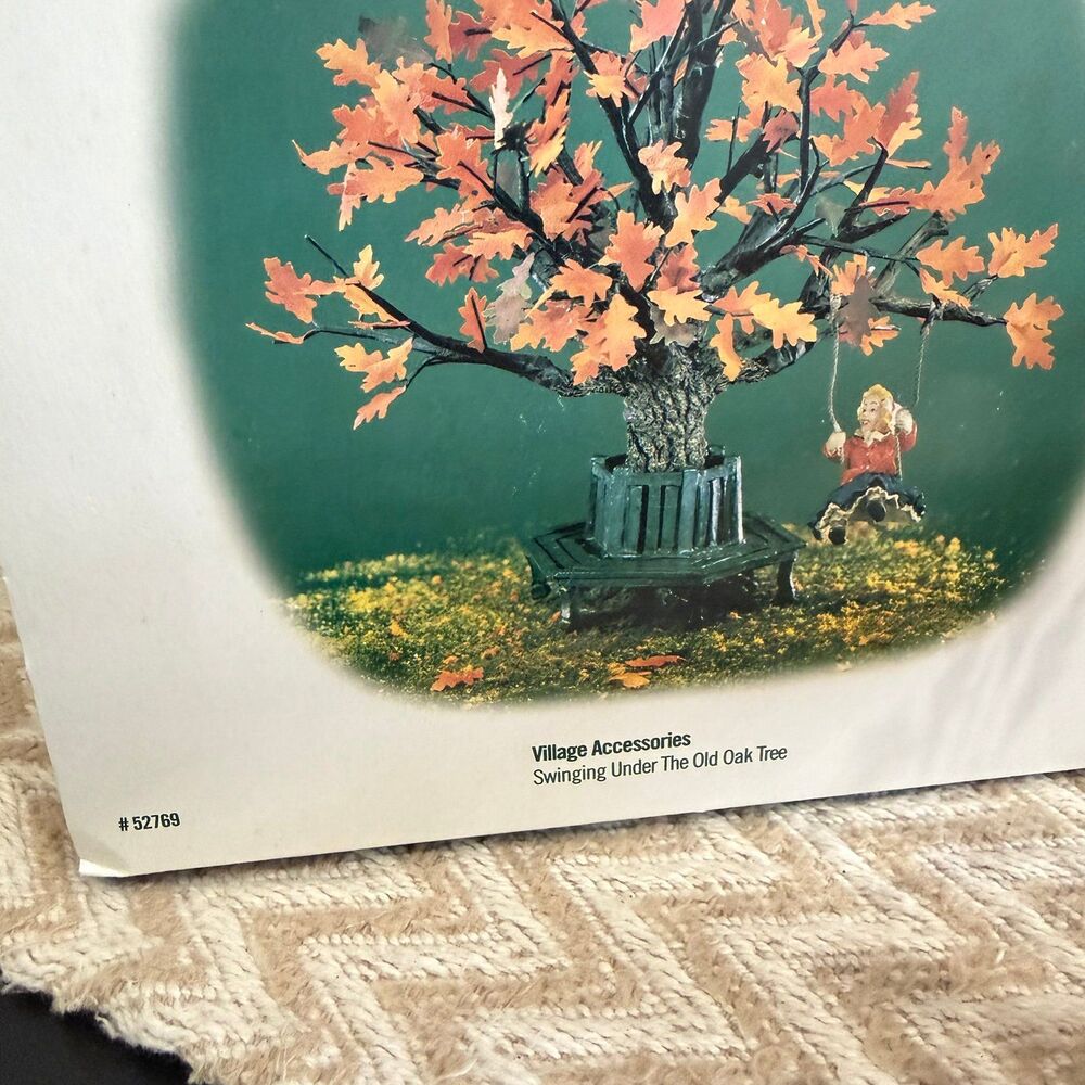 Department 56 Swinging Under The Old Oak Tree Village Accessories - Picture 4 of 10